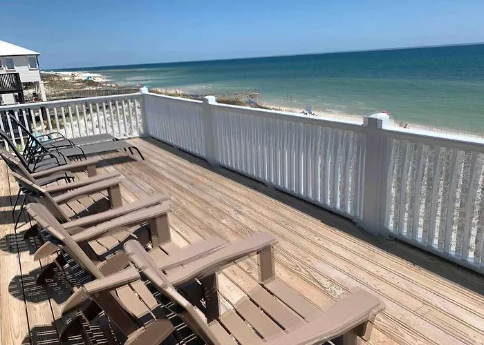 Villa The Salty Fox, Pool, Sleeps 26, Walk To Gulf Shores